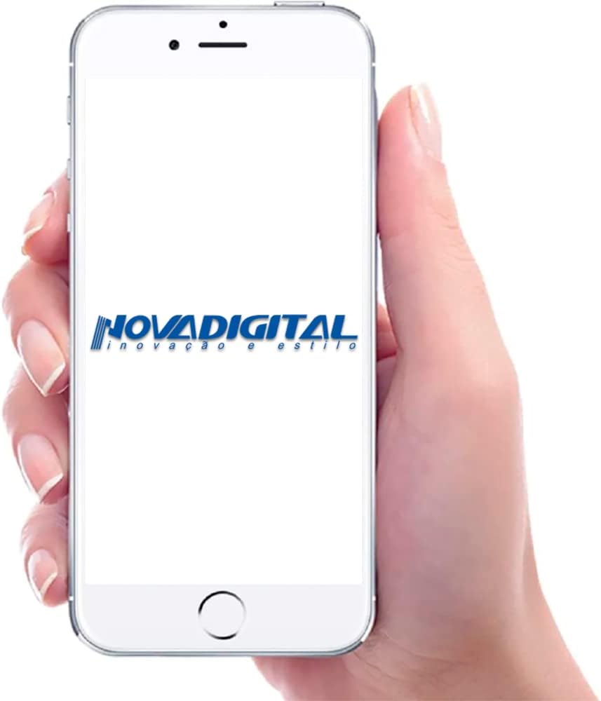 Interruptor Inteligente Wi-Fi Nova Digital 1 Botão Touch LITE-WS1 Smart Home Google Home Alexa Automação Residencial Preto
