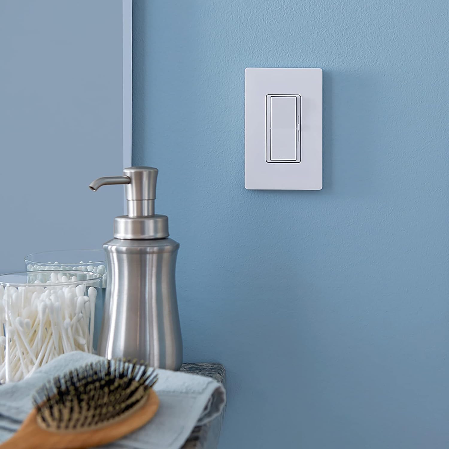 Lutron Placa de parede Claro 1-Gang, cetim, biscoito (1 unidade) SC-1-BI