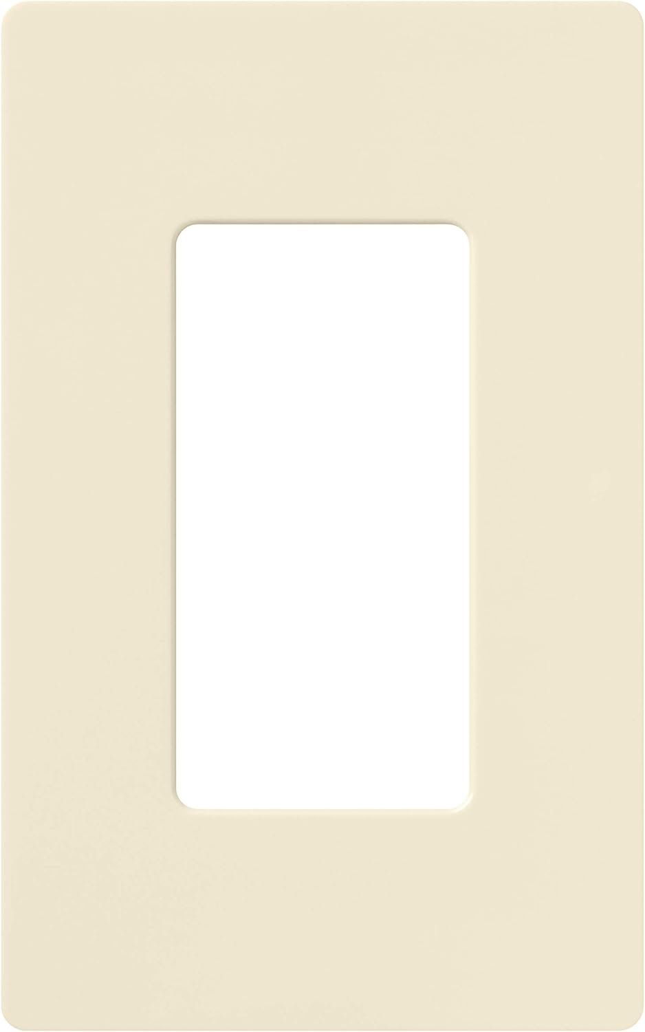 Lutron Placa de parede Claro 1-Gang, cetim, biscoito (1 unidade) SC-1-BI