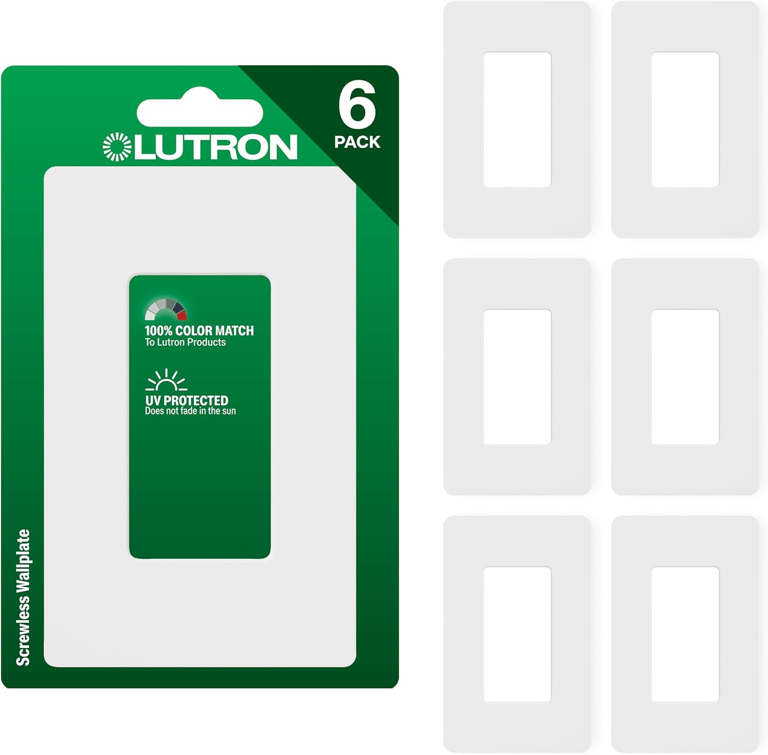 Lutron Placa de parede Claro 1-Gang, cetim, biscoito (1 unidade) SC-1-BI