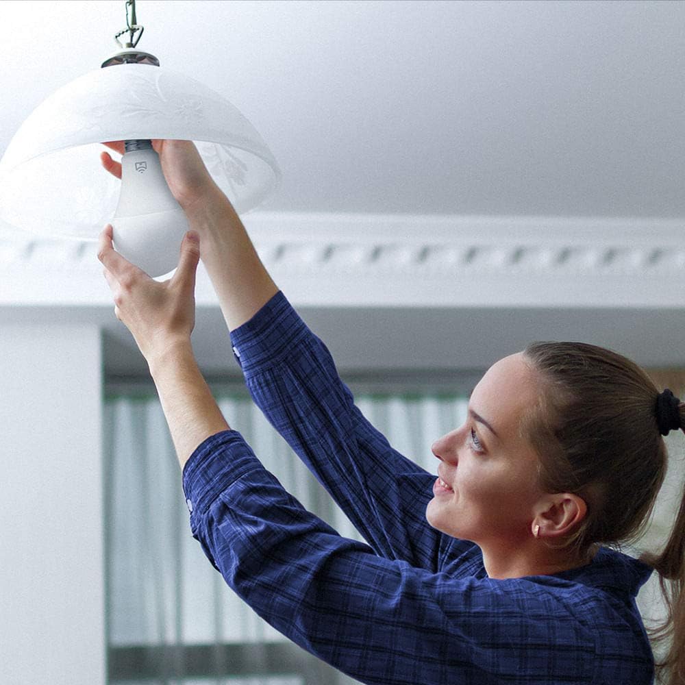 Smart Lâmpada Wi-Fi Positivo Casa Inteligente, Iluminação Branca (Quente e Fria) e RGB (Até 16 Milhões de Cores), 9W, 806 Lúmens, LED, Bivolt, Compatível com Alexa e Google Assistente
