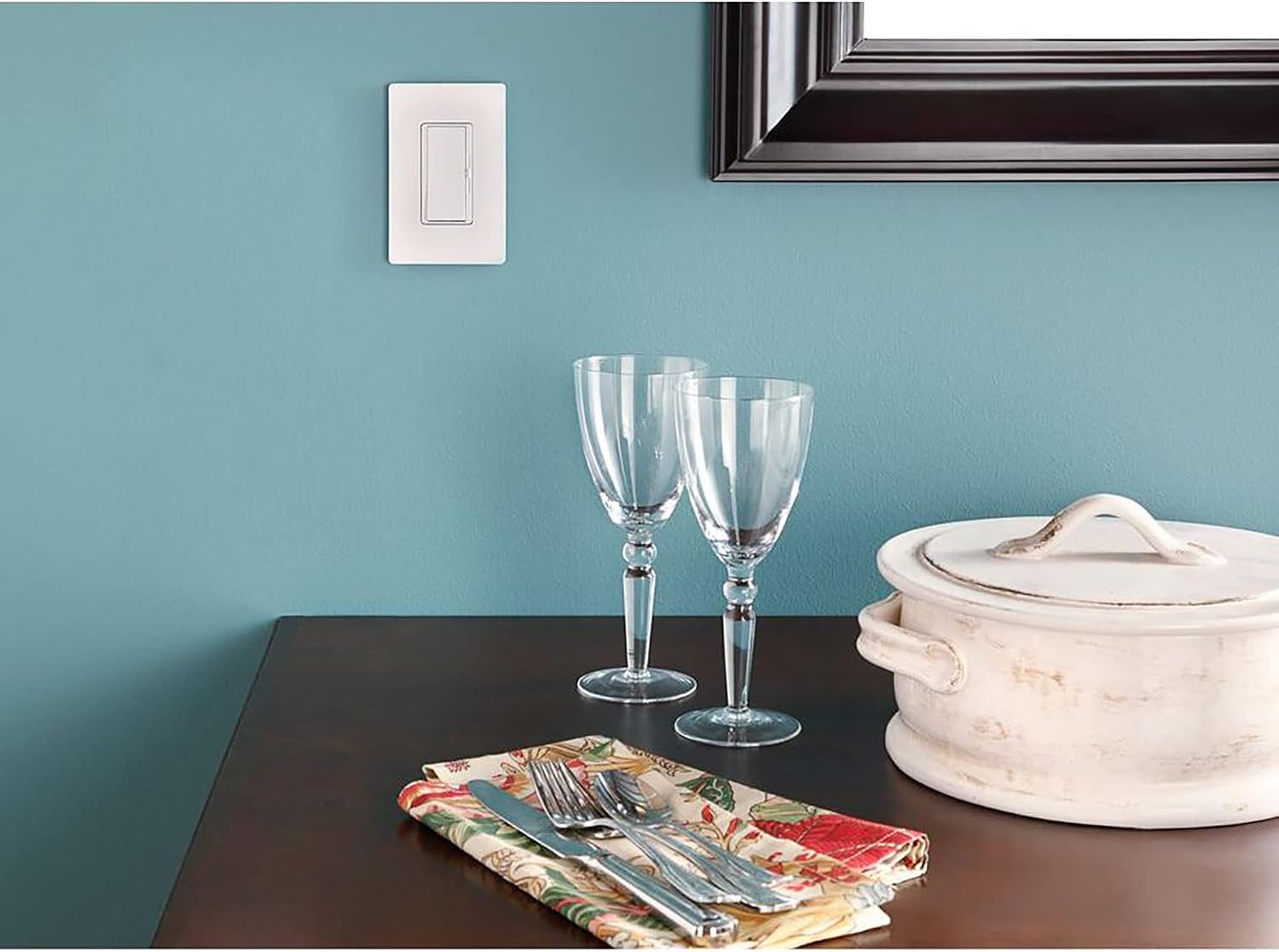 Lutron Placa de parede Claro 1-Gang, cetim, biscoito (1 unidade) SC-1-BI