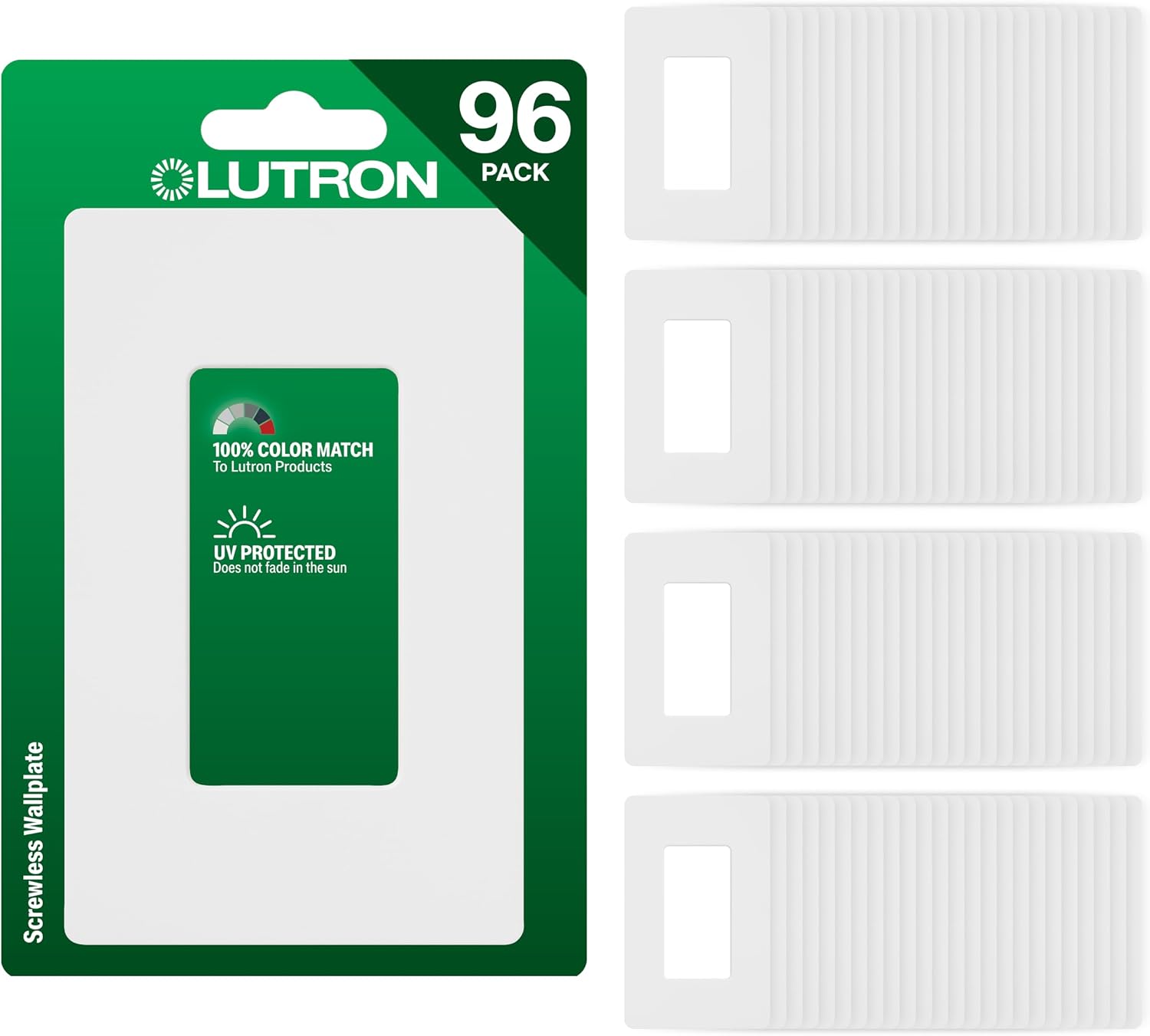 Lutron Placa de parede Claro 1-Gang, cetim, biscoito (1 unidade) SC-1-BI