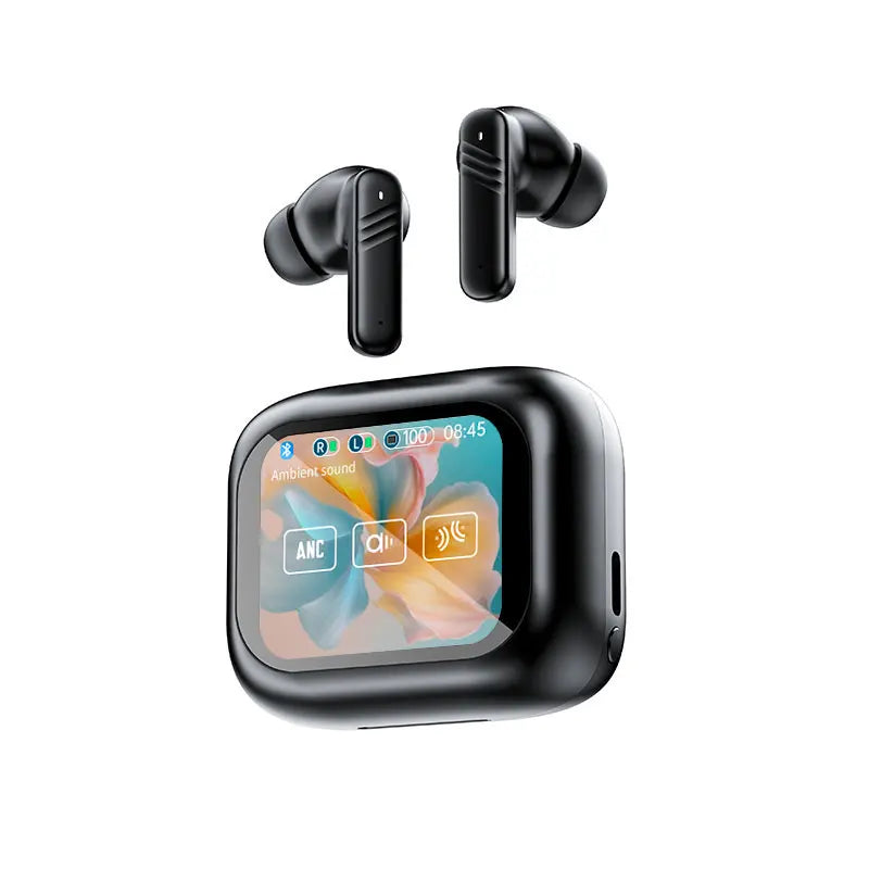 Fone Gamer TWS LX-10 Bluetooth com ANC, Tela Colorida e Tradução em 144 Idiomas