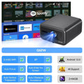 Projetor 4K Touyinger Q12W Pro 2800ANSI Full HD 4K Dual Screen Wifi Bluetooth Smart Home Theater Projector