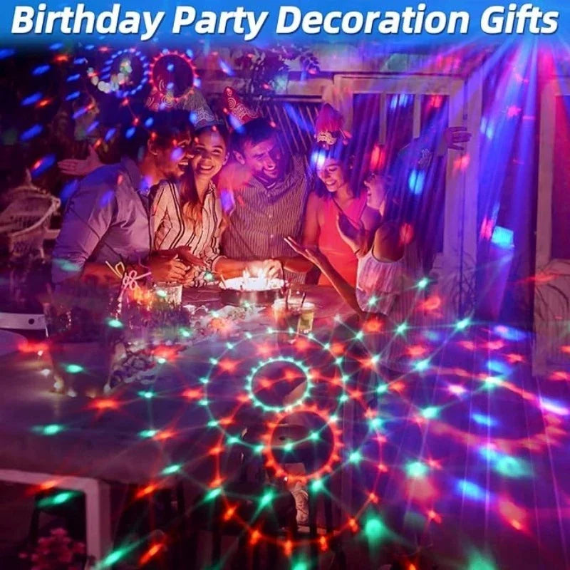 Globe LED RGB Sound Activated USB Remote Control Party Lights Nightclub Ballad Bar Events Decoration